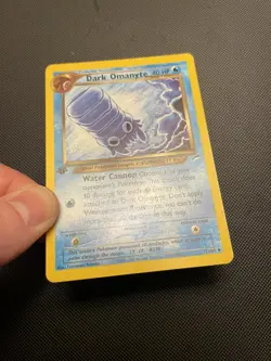 Pokemon Dark Omanyte Neo Destiny 37/105 1st Edition Uncommon 2002 WotC Vintage - Image 3