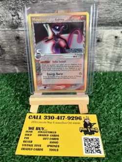 Pokemon TCG Mewtwo Delta Species EX Delta Species 12/113 Holo Nm YQ1 - Image 1