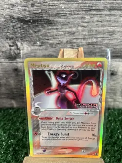Pokemon TCG Mewtwo Delta Species EX Delta Species 12/113 Holo Nm YQ1 - Image 3