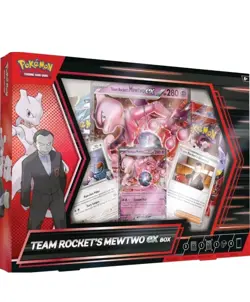 Pokemon TCG Team Rocket's Mewtwo ex Box New Sealed - Image 1