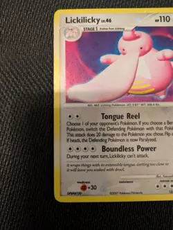 Pokemon TCG English Card Secret Wonders Lickilicky 12/132 Holo Rare NM SWIRL - Image 4