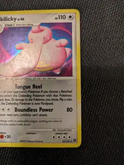 Pokemon TCG English Card Secret Wonders Lickilicky 12/132 Holo Rare NM SWIRL - Image 5