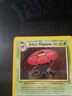 Pokemon TCG Erika's Vileplume Gym Heroes 5/132 Holo Unlimited Holo Rare LP/EX - Image 4