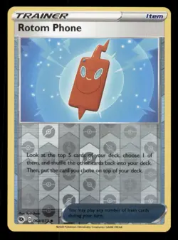 Rotom Phone Champion's Path #64/73 Uncommon Reverse Holo Pokemon LP - Image 1