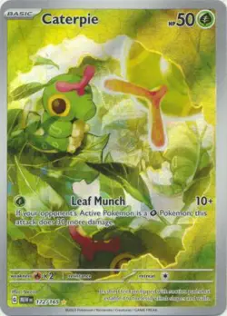Caterpie - 172/165 - Illustration Rare Near Mint Pokemon Scarlet & Violet - Image 1