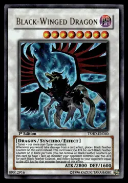 1996 Yu-Gi-Oh konami black-winged dragon 1st edition - Image 1