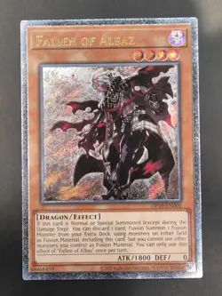 YUGIOH FALLEN OF ALBAZ ULTIMATE RARE HEAVILY PLAYED OP19-EN001 - Image 1