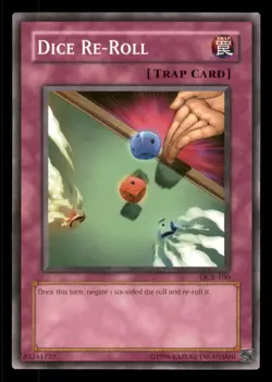 Yugioh Dice Re-Roll #DCR-100 Dark Crisis LP - Image 1