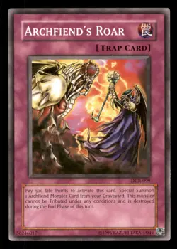 Yugioh Archfiend's Roar #DCR-099 Dark Crisis LP - Image 1