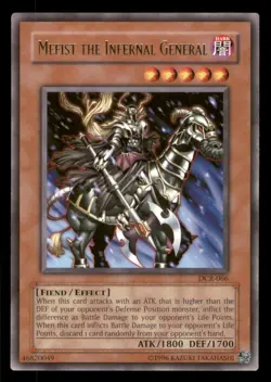 Yugioh Mefist the Infernal General #DCR-066 Dark Crisis LP - Image 1