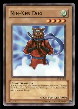 Yugioh Nin-Ken Dog #DCR-002 Dark Crisis LP - Image 1