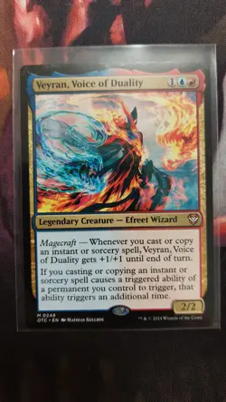 Veyran, Voice of Duality x1 Mtg Commander: Outlaws of Thunder Junction - Image 1