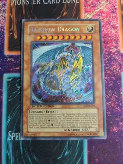 Yu-Gi-Oh! Rainbow Dragon CT04-EN005 Limited Secret Rare HP - Image 1