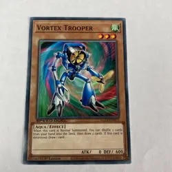 Yugioh Vortex Trooper sgx3-enh11 Speed Duel GX Duelists of Shadows 1st Edition - Image 1