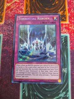 Yu-Gi-Oh! Torrential Reborn MP14-EN046 Secret Rare 1st Edition Near Mint - Image 1