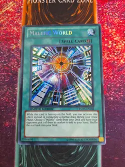 Yu-Gi-Oh! Malefic World YMP1-EN008 Limited Secret Rare Lightly Played - Image 1