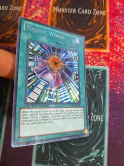 Yu-Gi-Oh! Malefic World YMP1-EN008 Limited Secret Rare Lightly Played - Image 2