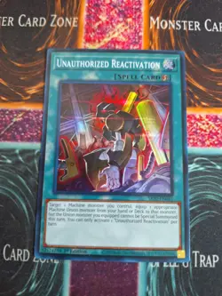 Yu-Gi-Oh! TCG Unauthorized Reactivation SR10-EN041 Super Rare 1st Edition NM b2/ - Image 1
