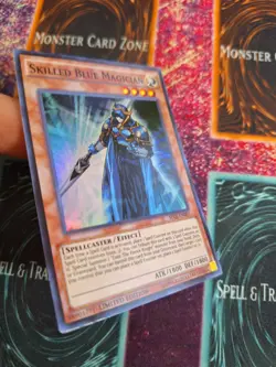 Yu-Gi-Oh! Skilled Blue Magician SECE-EN032 Super Rare Limited Near Mint - Image 2