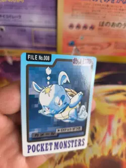 Pokemon Karte Card japanese carddass Pocket monsters 1997 Wartortle NM- Schillok - Image 2