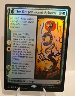 The Dragon-Kami Reborn MTG Kamigawa: Neon Dynasty Foil - Image 1
