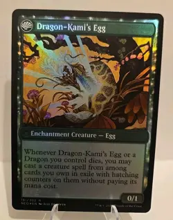 The Dragon-Kami Reborn MTG Kamigawa: Neon Dynasty Foil - Image 2