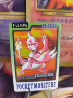 Pokemon Karte Card japanese carddass Pocket monsters 1997 Charmeleon Glutexo NM- - Image 1