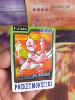 Pokemon Karte Card japanese carddass Pocket monsters 1997 Charmeleon Glutexo NM- - Image 2