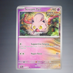 2024 POKEMON TCG SCREAM TAIL #077/162 S+V TEMPORAL FORCES UNCOMMON TRADING CARD - Image 1