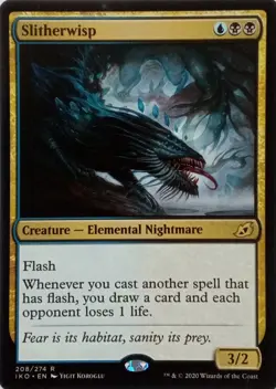 208/274 SLITHERWISP RARE IKORIA: LAIR OF BEHEMOTHS MTG CARD - Image 1