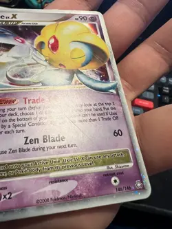 Pokemon Uxie LV.X. TCG Card Legends Awakened Ultra Rare Holo, 146/146 LP - Image 5