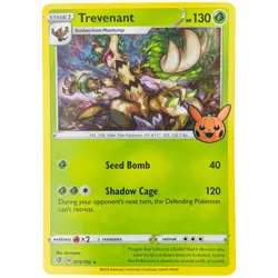 Trevenant 015/192 Trick or Trade Pokemon Card NM - Image 1