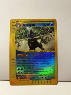 Pokemon TCG Feraligatr Expedition Base Set Rev Holo Card 12/165 Regular Rare - Image 1