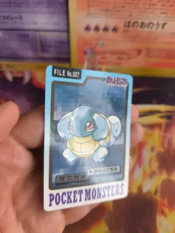 Pokemon Karte Card japanese carddass Pocket monsters 1997 Squirtle Schiggy LP - Image 5