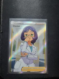 Pokemon Chilling Reign Doctor Full Art Holo Card 190/198 Ultra Rare - Image 1