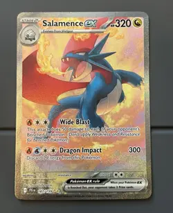 Salamence EX 187/159 - Mint - Journey Together - Pokemon Trading Card Game TCG - Image 1