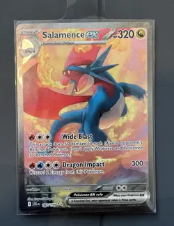 Salamence EX 187/159 - Mint - Journey Together - Pokemon Trading Card Game TCG - Image 3