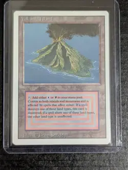 Volcanic Island : Revised - Magic The Gathering Card - Image 1