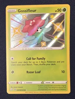 Gossifleur SV010/SV122 Shining Fates Shiny Vault Holo Pokemon TCG Card Near Mint - Image 1