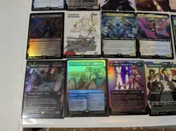15x Mtg Final Fantasy Borderless Extended Art Showcase Lot - Image 2