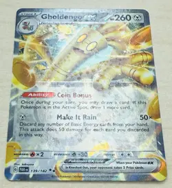 Gholdengo ex 139/182 - Paradox Rift Double Rare Holo - Pokemon TCG Card [NM] - Image 2