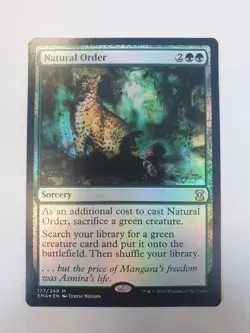 Magic the Gathering MtG Natural Order Eternal Masters Foil NM - Image 1