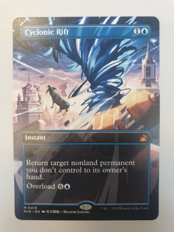 Magic the Gathering MtG Cyclonic Rift Anime Ravnica Extras NM - Image 1