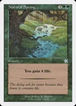 MTG - Natural Spring - Starter 1999 - X1 - (NM) - - Image 1