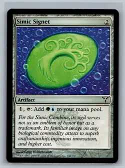 Magic The Gathering Dissension Simic Signet #166/180 MTG TCG CCG - Image 1