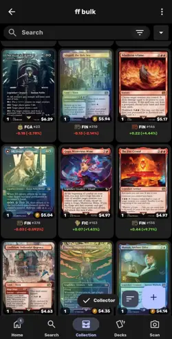 MTG bulk final fantasy and other mythics and rares over $300 value - Image 2