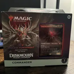 New MTG Duskmourn House of Horrors Endless Punishment Commander Deck. - Image 2