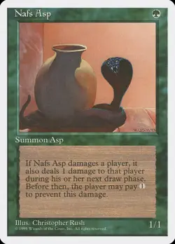 MTG - Nafs Asp - Fourth Edition - X1 - (NM) - - Image 1