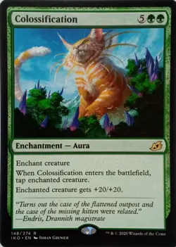 148/274 COLOSSIFICATION RARE IKORIA: LAIR OF BEHEMOTHS MTG CARD - Image 1