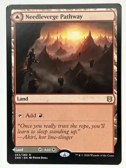 Needleverge Pathway LP Zendikar Rising 263/280 MTG Magic: The Gathering Regular - Image 1